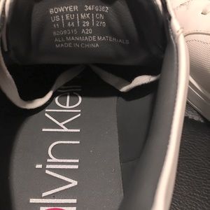 Calvin Klein white sneakers men 11 size